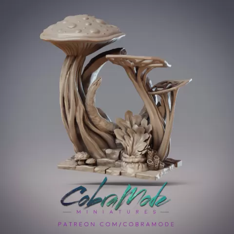Moon Mushroom Shrine (Supportless) by CobraMode