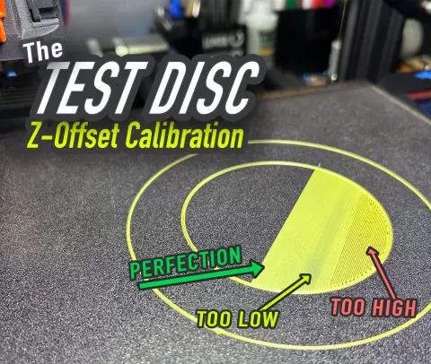 THE TEST DISC | Z-Offset Calibration Disc