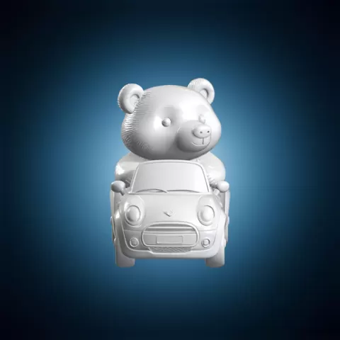Bear Mini Coupe 3D Print Model