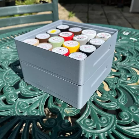 Stackable Tamiya Paint Storage Boxes 10ml by Peter Darton