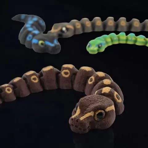 Chibi Ball Python - Mini articulated Snake