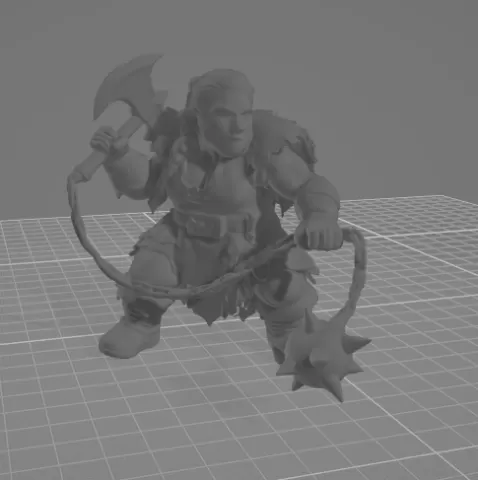 Barbarian Dwarf female