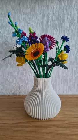 Vase for brick flowers