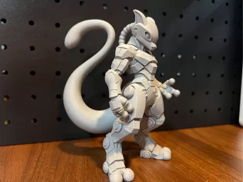 Mecha Pokemon Series ‧ Mewtwo Full-Body Statue