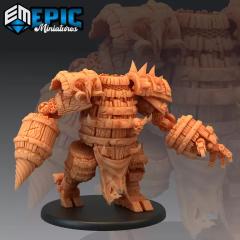 Barrel Construct Drill / War Machine / Steampunk Tech Battle Robot by Epic-Miniatures