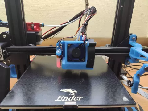 Satsana Remix for Ender 3V2 and Ender 3 with BLTouch / 4010 and 5015 Fan versions