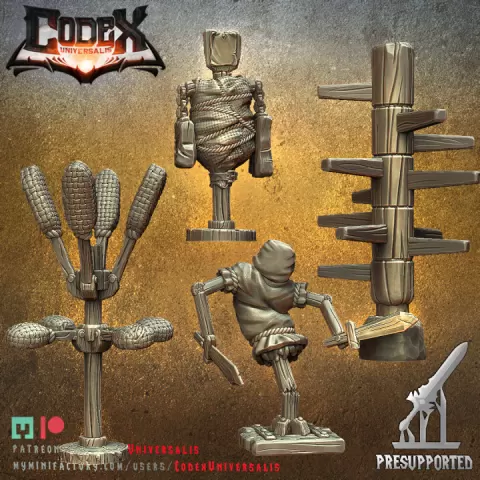 Training dummies pack by Codex Universalis