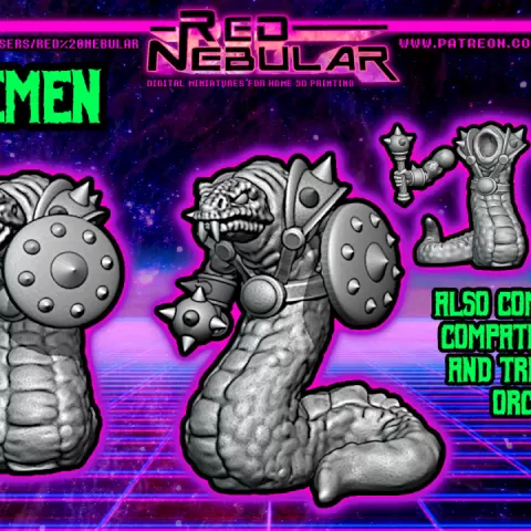 Snakemen by Red Nebular