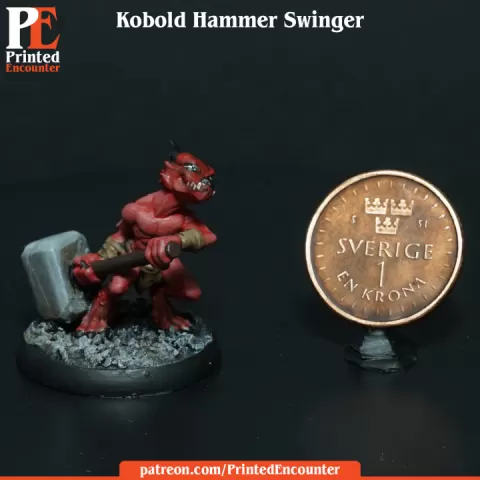 Kobold Hammer Swinger by Printed Encounter