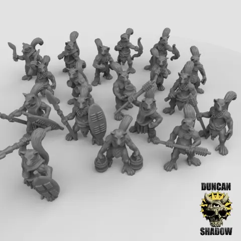Lemur Folk Bundle (pre Supported) by Duncan Shadow
