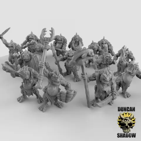 Koa Toa Fish folk Bundle (pre supported) by Duncan Shadow