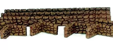 1/72 Scale - Stone Wall