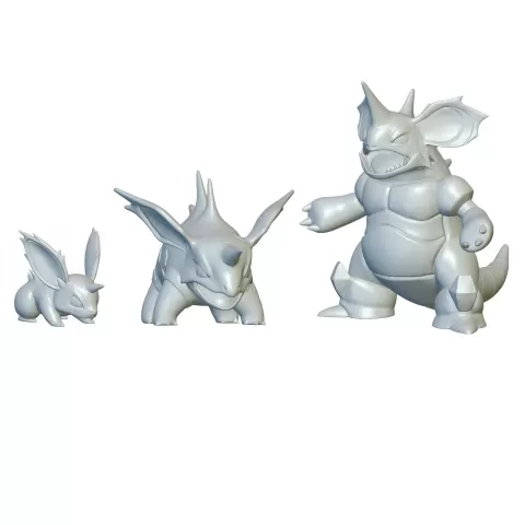 Pokemon Nidoran & Nidorino & Nidoking (#32 & #33 & #34) - Deleted Account9345339734