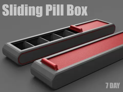 Sliding Pill Box