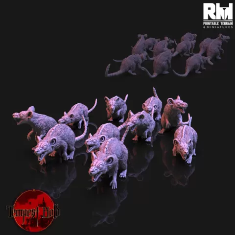 Tempest Hold Giant Rats by RMPrintable