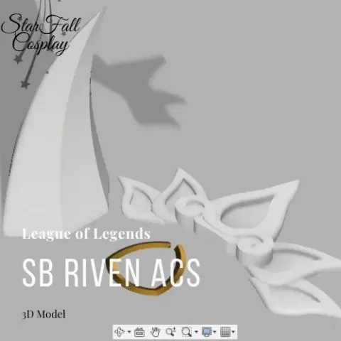 Spirit Blossom Riven Accessories League of Legends - StarFall Cosplay