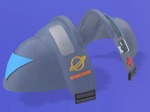 SPACE AGENT SCI FI .SHOULDER CAPS - LUKANDA21