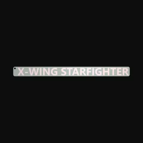 X-WING STARFIGHTER star wars keychain - XP3Design