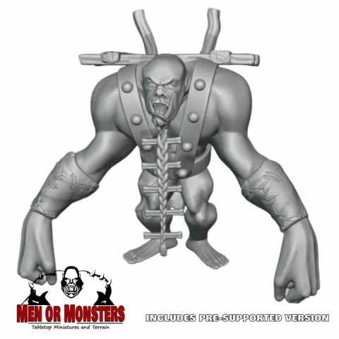 Ogre Hulk 80mm- includes pre-supported version by Dale Seaton