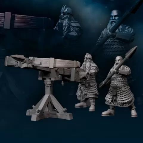 Dwarf Ballista | Kalak Dwarves | Davale Games | Fantasy by Davale Games ©