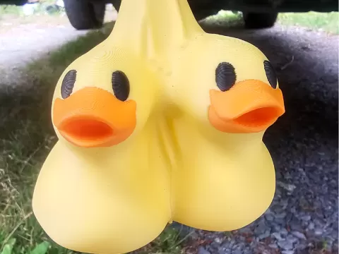 hitch hanging duck ballz