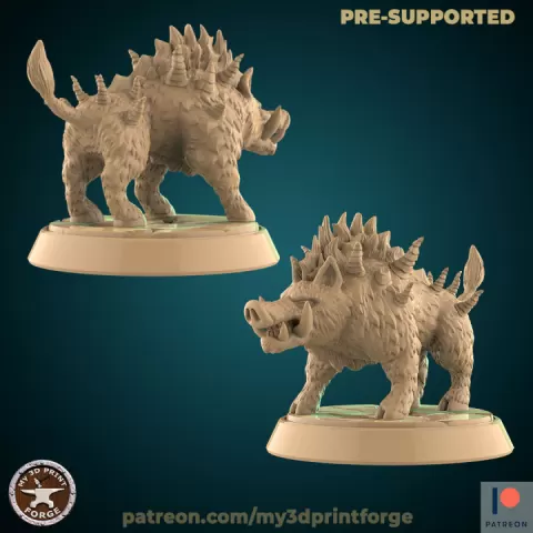 Hell hog Free model by My3DPrintForge
