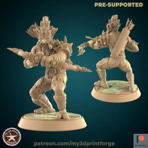 Troll Hunter with a Bow by My3DPrintForge
