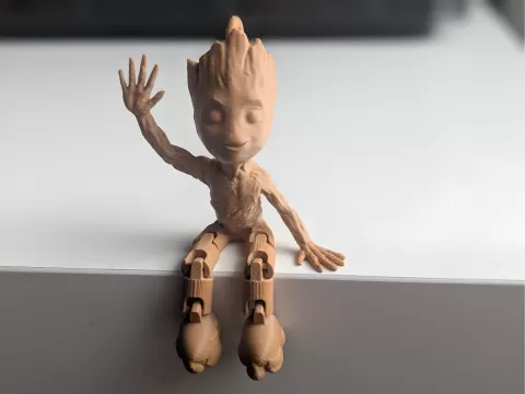 Articulated Groot | Simple No Support Flexible