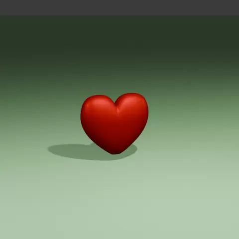 Floating heart