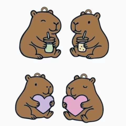 CAPIBARA KEYCHAIN PACK