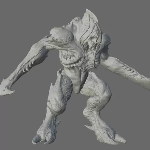 COSMIC BARON - DOOM THE DARK AGES - keyed & cut ULTRA HIGH DETAILED STL FOR 3D PRINTING = AGRO DYNAMIC POSE