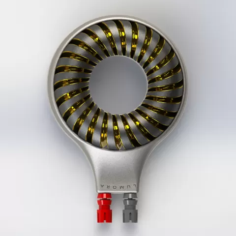 LUMORA™ AURELION Low Core Harmonic Vortex Coil – Premium Spiral Resonance Torus STL | Rodin Coil 2 x 12 groves by CrownchakraPL
