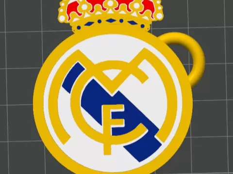 The Real Madrid Soccer Keychain