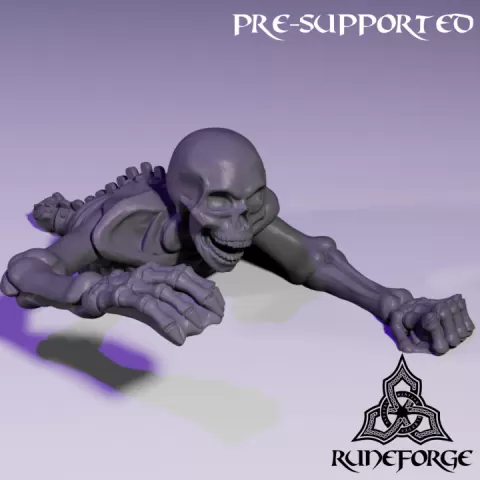 Graveyard Skeleton - Crawling by Runeforge Studios