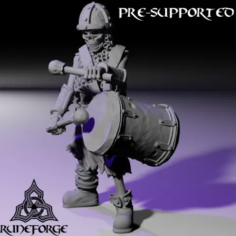 Skeletal Army - Drummer by Runeforge Studios