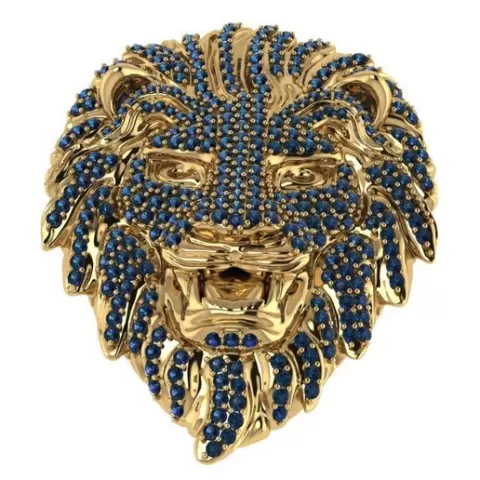 Lion Head Pendant Necklace for Men & Women – Symbol of Strength, Courage & Royalty