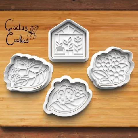 Botanical Garden Cookie Cutter set 1124