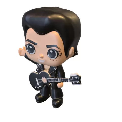 Rockstar Chibi with Guitar
