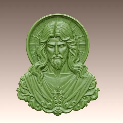 Jesus Christ bas relief 05