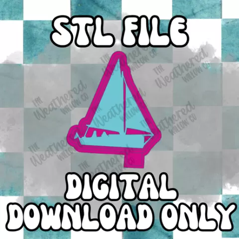 Sailboat freshie mold
