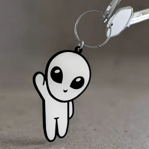 Alien Keychain