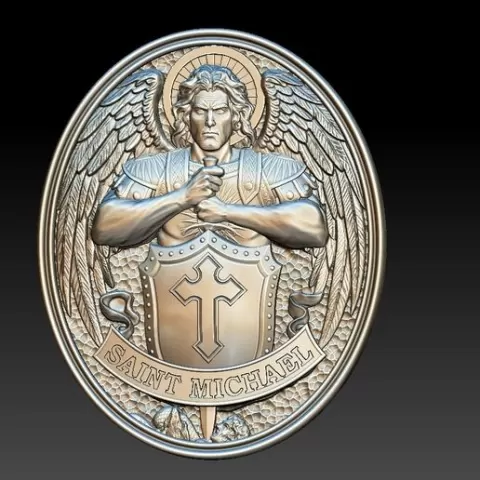 Archangel Michael Pendant 3D print model