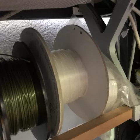 Under table filament rack by Benjamin Golko