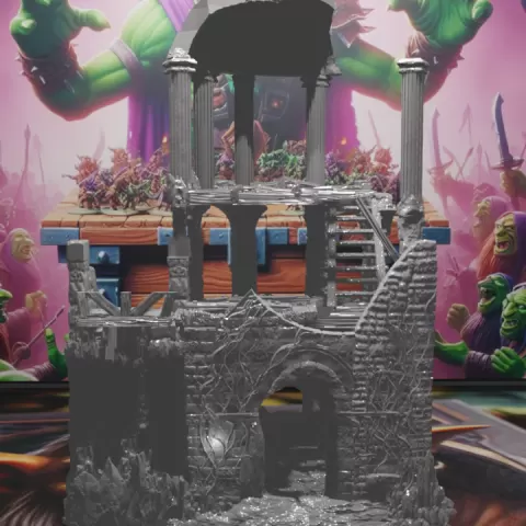 Ancient Tower ruins by Gobo