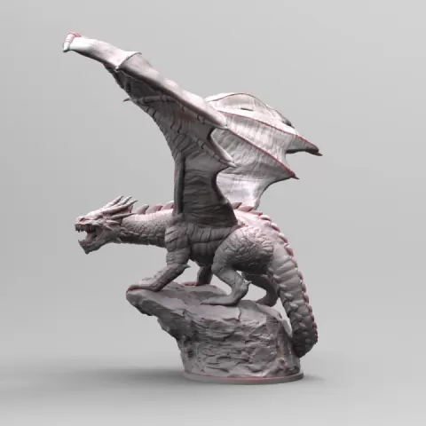 Shadow Dragon (Pre-Supported) by Fotis Mint Studios