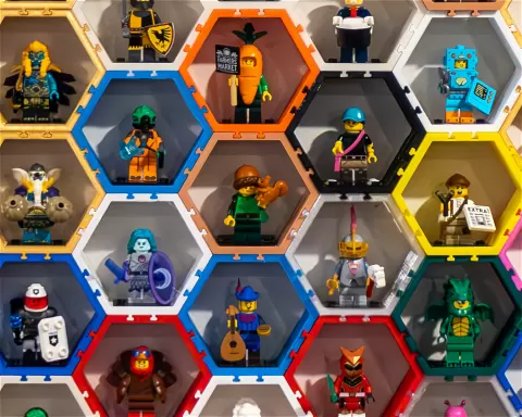 Hexes for LEGO mini figures (re-modeled)