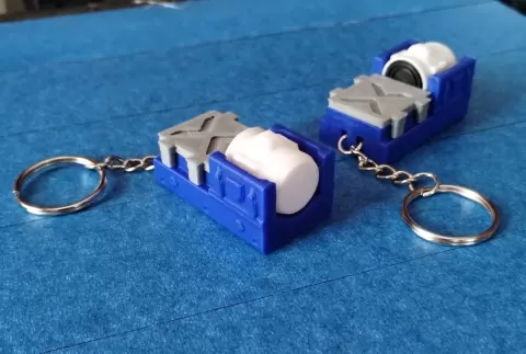 Vibration Machine Shaker Keychain