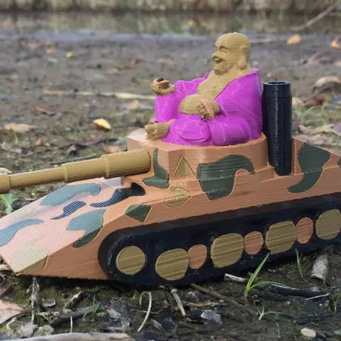 Buddha Tank -Version two by Star Labs 3D, LLC