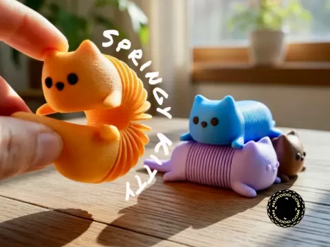 Springy Kitty Flexi Fidget