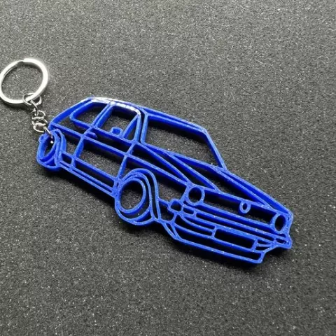 VW Golf I GTI Keychain